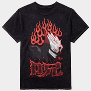 Dandadan Merch Dandadan Okarun Flame Dark Wash T-Shirt Best Gifts For Brother - Lily Birch Market
