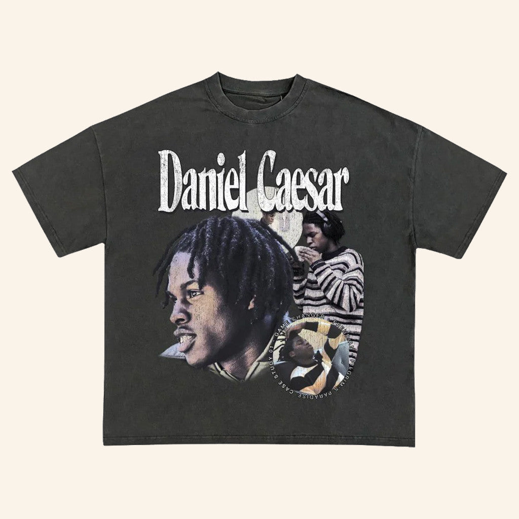 Daniel Caesar Merch Daniel Caesar Collage Vintage T-Shirt Presents For Music Lovers - Lily Birch Market