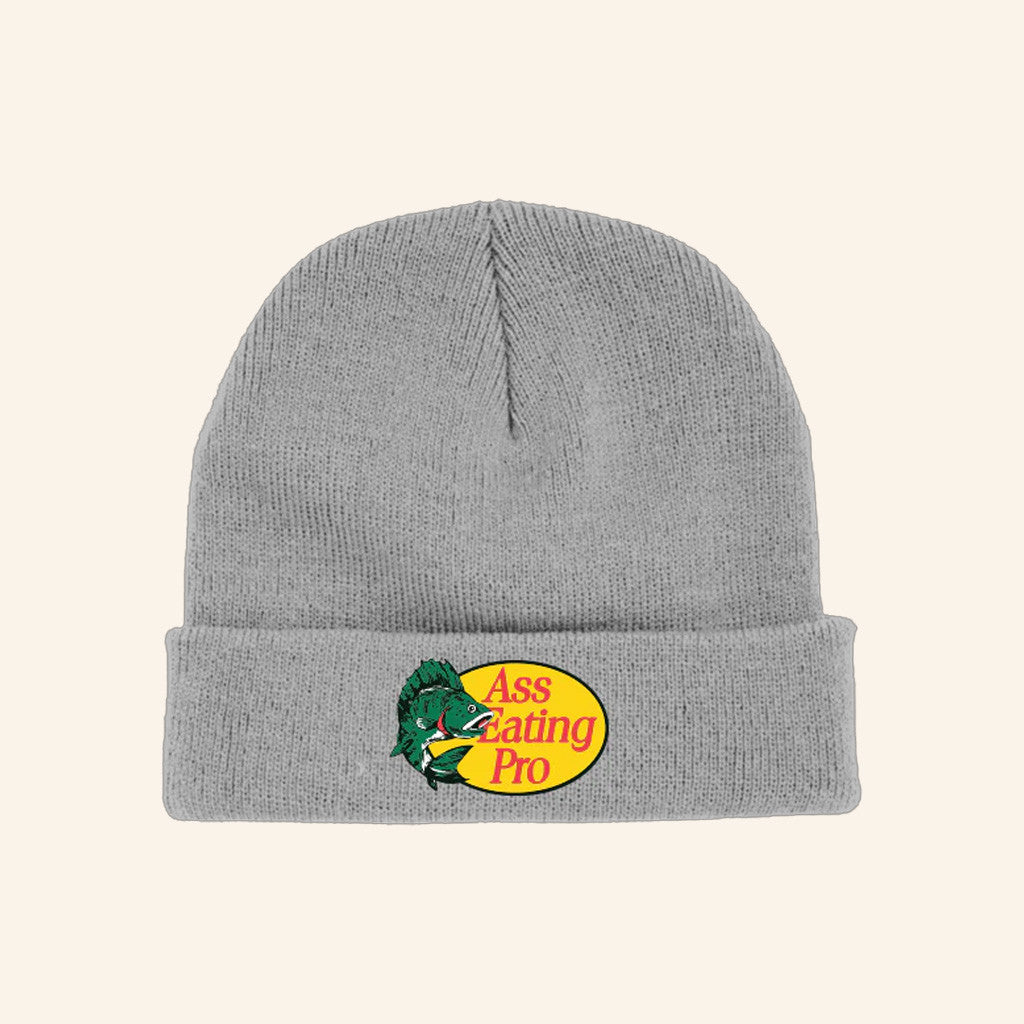 Danny Duncan Merch Ass Eating Pro Grey Beanie Gift Ideas For Husband - Lilybirchmarket