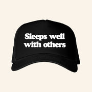Danny Duncan Merch Sleeps Well With Others Black Trucker Hat Gift Ideas For Husband - Lilybirchmarket