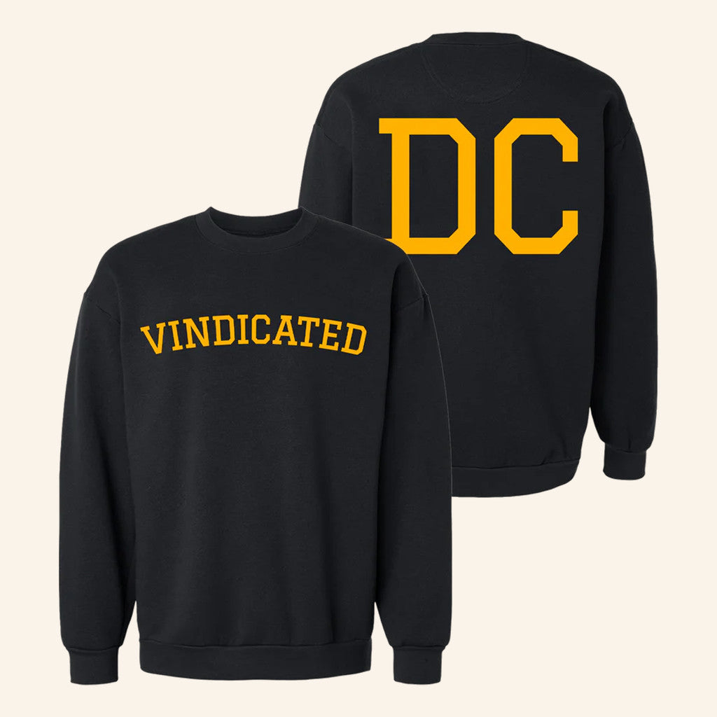 Dashboard Confessional Merch Vindicated Varsity Crewneck Sweatshirt Gift Ideas For Fans - Lilybirchmarket