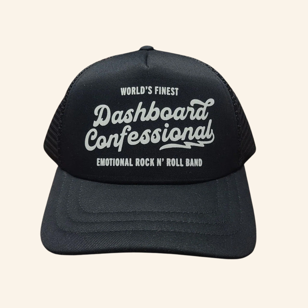 Dashboard Confessional Merch World's Finest Trucker Hat Birthday Present For Husband - Lilybirchmarket