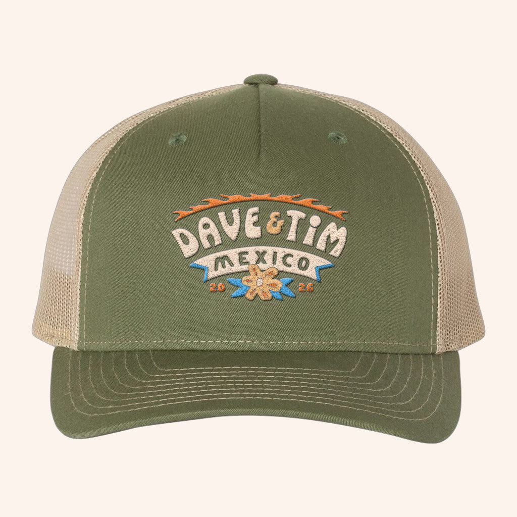 Dave And Tim Riviera Maya Merch Dave And Tim Mexico Trucker Hat Gifts For Music Fans - Lilybirchmarket