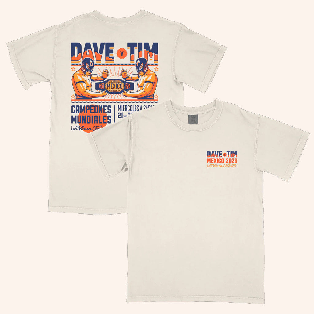 Dave And Tim Riviera Maya Merch Wrestlers T-Shirt Gift For Concert Lover - Lily Birch Market