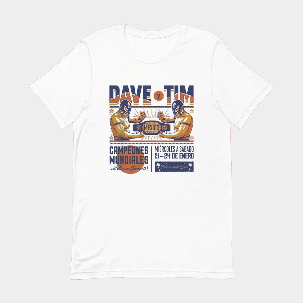Dave Matthews Band And Tim Reynolds Riviera Maya Mexico At Moon Palace On January 21 24 2026 Wrestlers Shirt - Lily Birch Market