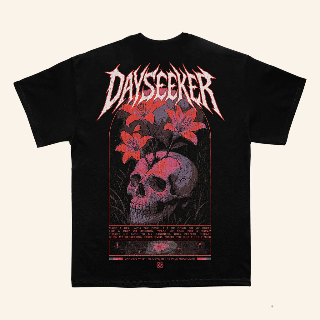 Dayseeker Creature In The Black Night Metal Skull T-Shirt Dayseeker Merch Gifts For Band Lovers - Lily Birch Market