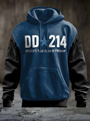 DD 214 Alumni Hoodie America's True Form Of Freedom DD214 Merch Veteran Gift Ideas - Lilybirchmarket