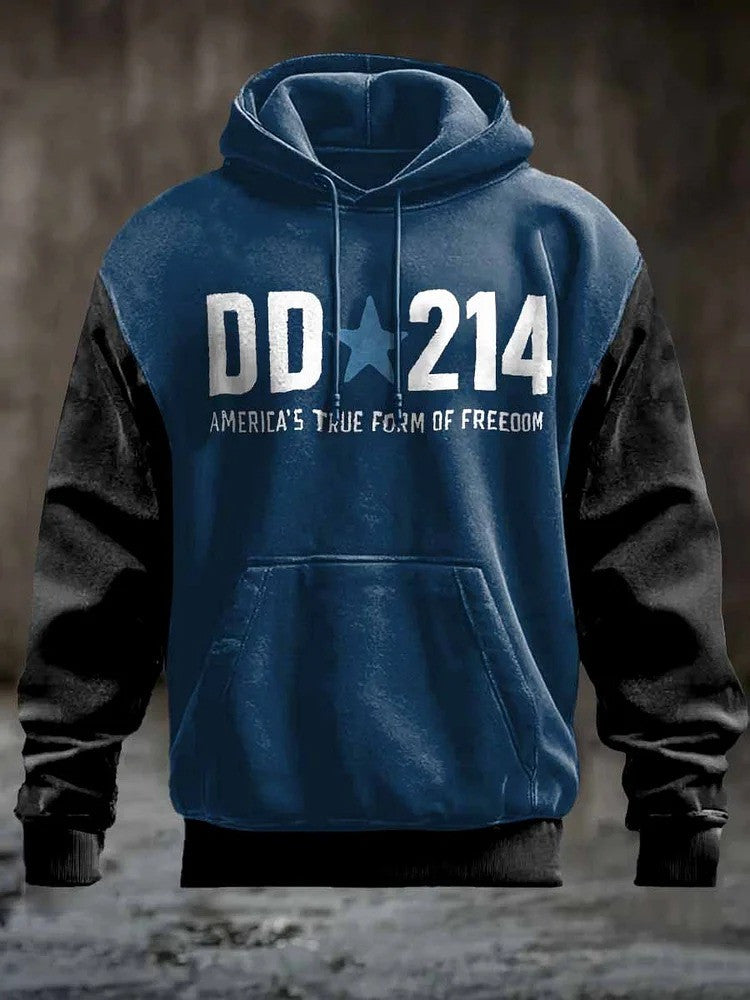 DD 214 Alumni Hoodie America's True Form Of Freedom DD214 Merch Veteran Gift Ideas - Lilybirchmarket