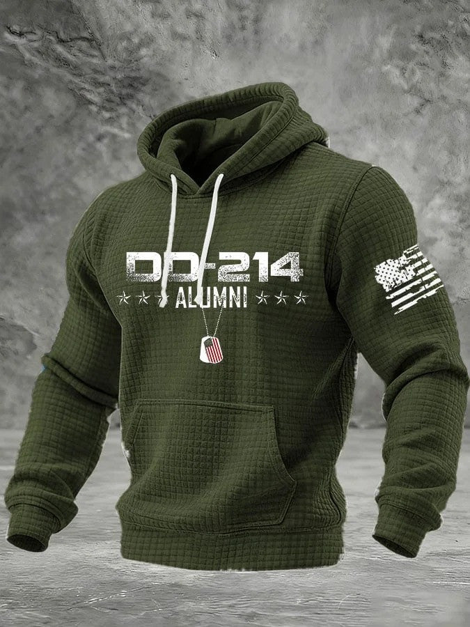 DD214 Alumni Veteran Hoodie Military Pride Apparel Cool Gifts For Veterans - Lilybirchmarket
