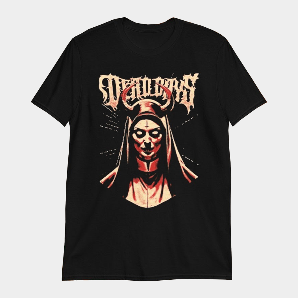 Dead Days Demon Nun T-Shirt Dead Days Merch Gifts For Horror Lovers - Lily Birch Market