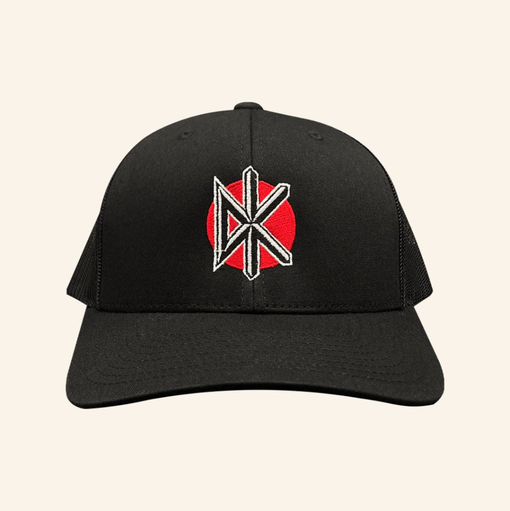 Dead Kennedys Merch Distressed DK Logo Trucker Hat Gift Ideas For Brother - Lilybirchmarket