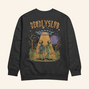 Deadlyslob Merch Alien Invasion Sweatshirt Gifts Ideas For Boyfriend - Lilybirchmarket