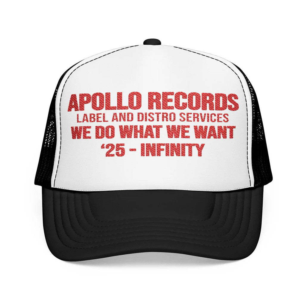 Death By Martymar Merch Apollo Records Label And Distro Services We Do What Trucker Hat - Lilybirchmarket
