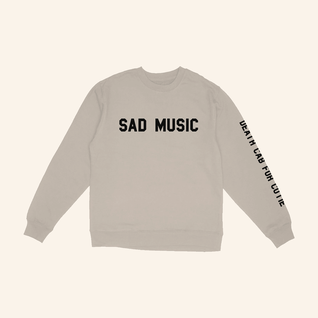 Death Cab For Cutie Merch Sad Music Crewneck Sweatshirt Gifts For Her - Lilybirchmarket