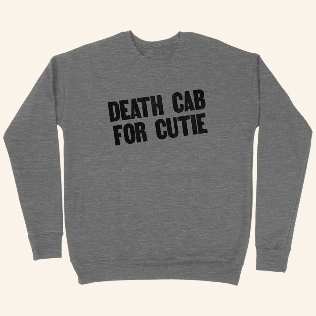 Death Cab For Cutie Merch Slant Deep Heather Crewneck Sweatshirt Gifts For Fans - Lilybirchmarket