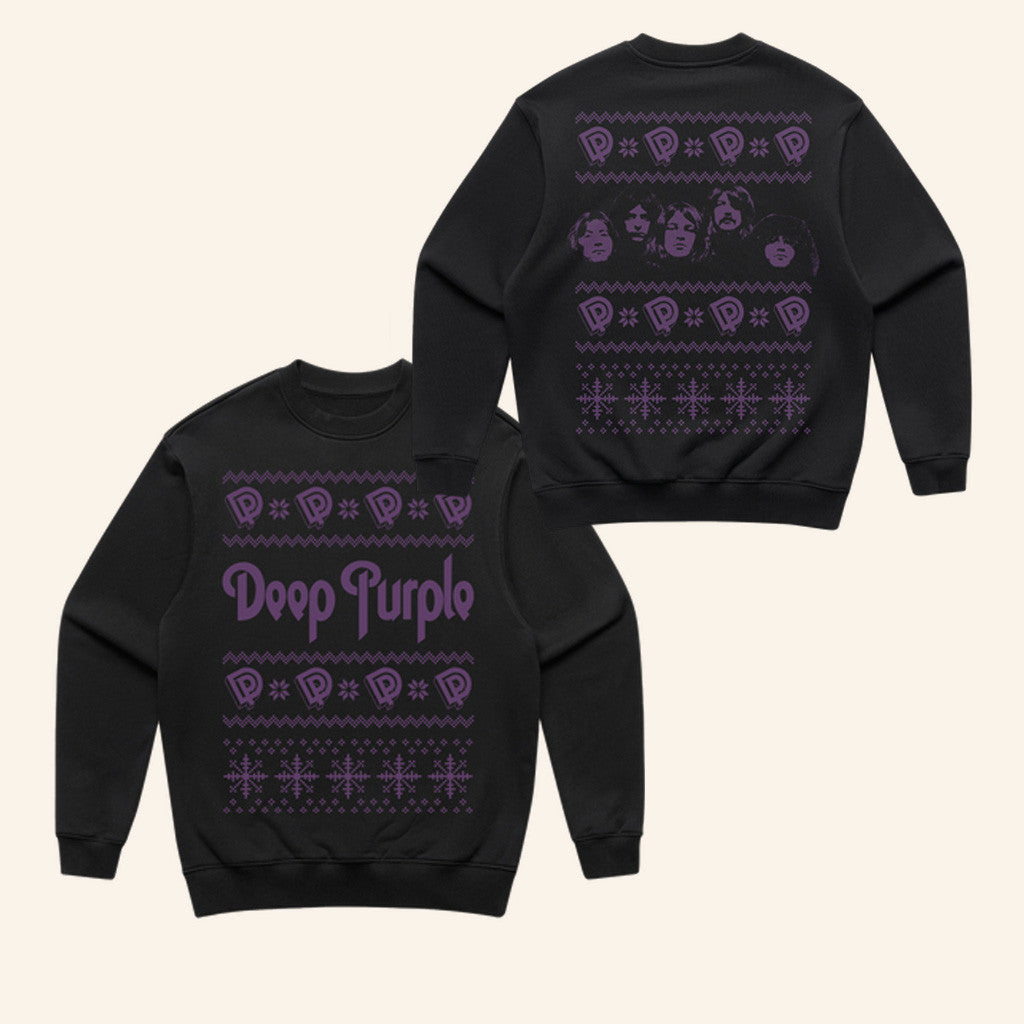 Deep Purple Merch Deep Purple Crewneck Sweatshirt Gifts For Rock Fans - Lilybirchmarket