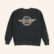 Def Leppard Merch Wing Flag Crewneck Sweatshirt Xmas Gifts For Father - Lilybirchmarket