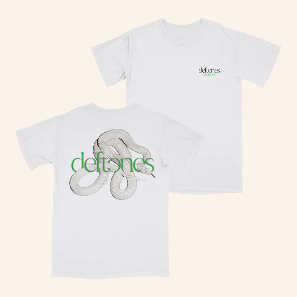 Deftones Dickies Merch Interlaced Snake Logo T-Shirt Christmas Presents For Him - Lily Birch Market
