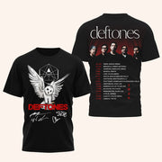 Deftones Merch Deftones 2026 European Tour Shirt Owl Graphic T-Shirt Gifts For Rock Lovers - Lily Birch Market