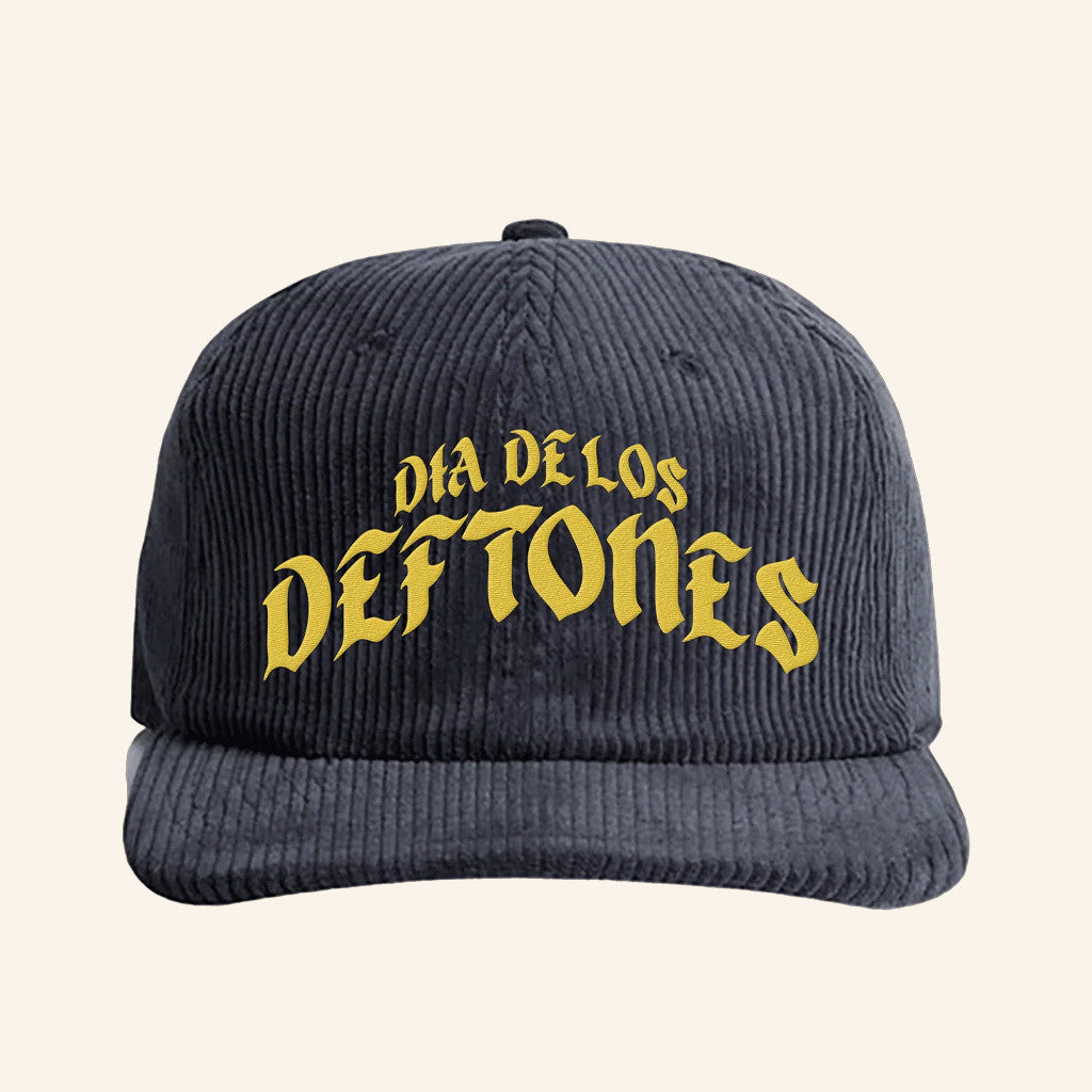 Deftones Merch Dia De Los Deftones Corduroy Hat Christmas Presents For Him - Lilybirchmarket