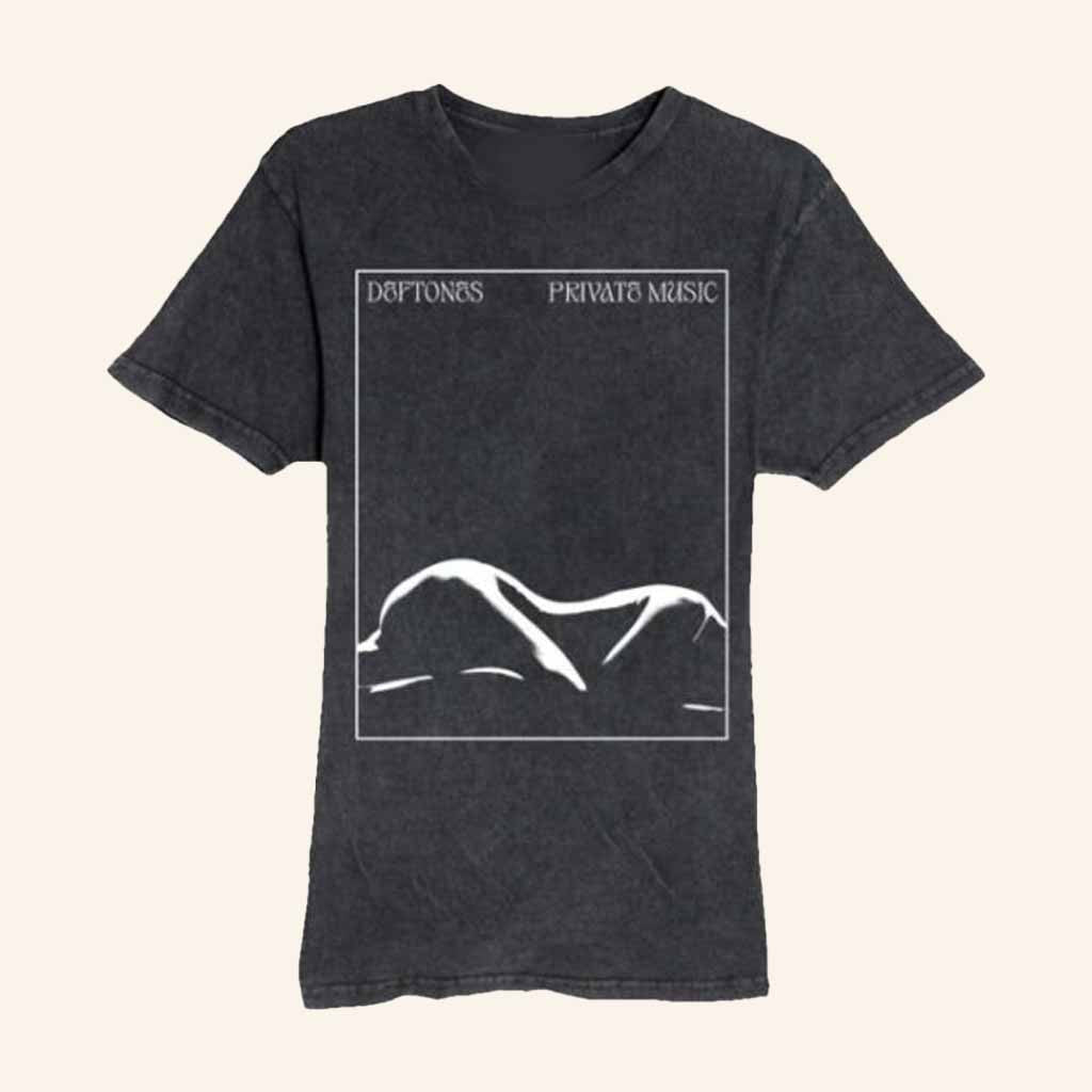 Deftones Merch Silhouette Private Music Wash Shirt Cool Gifts For Music Lovers - Lily Birch Market