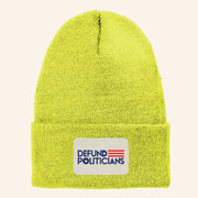 Defund Politicians Beanie Protest Politics Beanie Gifts For Liberal - Lilybirchmarket