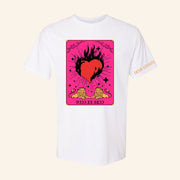 Demi Lovato Merch Burning Heart White T-Shirt Cool Gifts For Music Lovers - Lily Birch Market