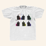 Demi Lovato Merch Collage White T-Shirt Music Lover Gift Ideas For Him - Lily Birch Market
