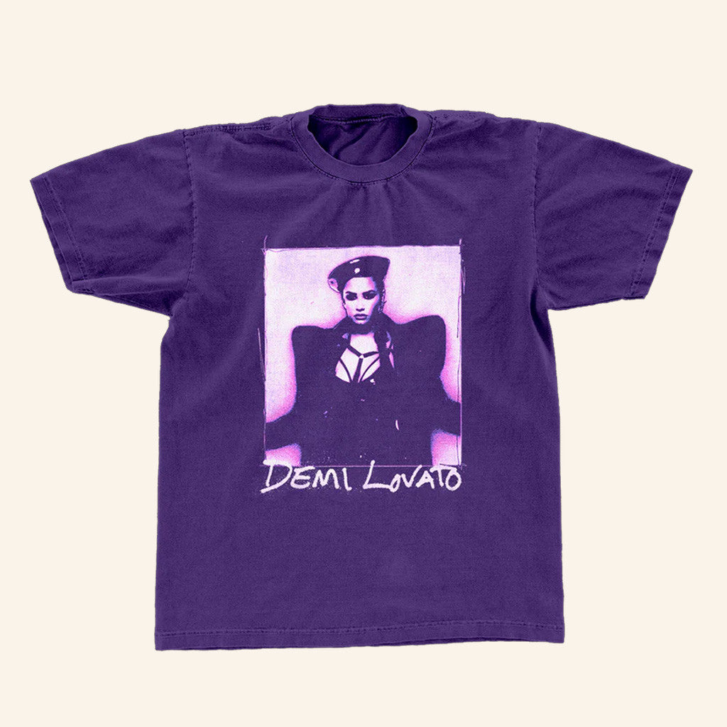 Demi Lovato Merch Gradient Photo T-Shirt Gift Ideas For Music Lovers - Lily Birch Market