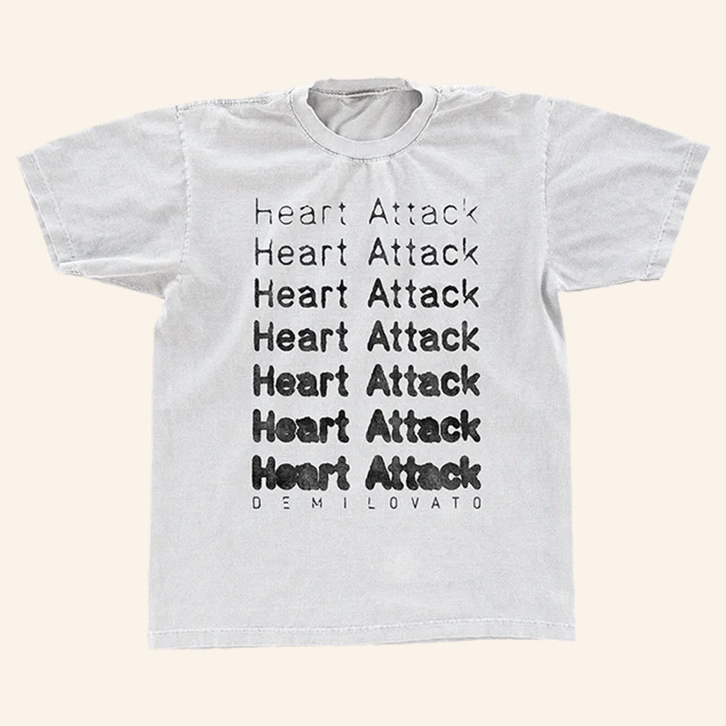 Demi Lovato Merch Heart Attack Anniversary T-Shirt Music Gift Ideas For Guys - Lily Birch Market
