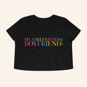 Demi Lovato Merch My Girlfriends Are My Boyfriend Pride Crop Top Gifts For Music Fans - Lily Birch Market