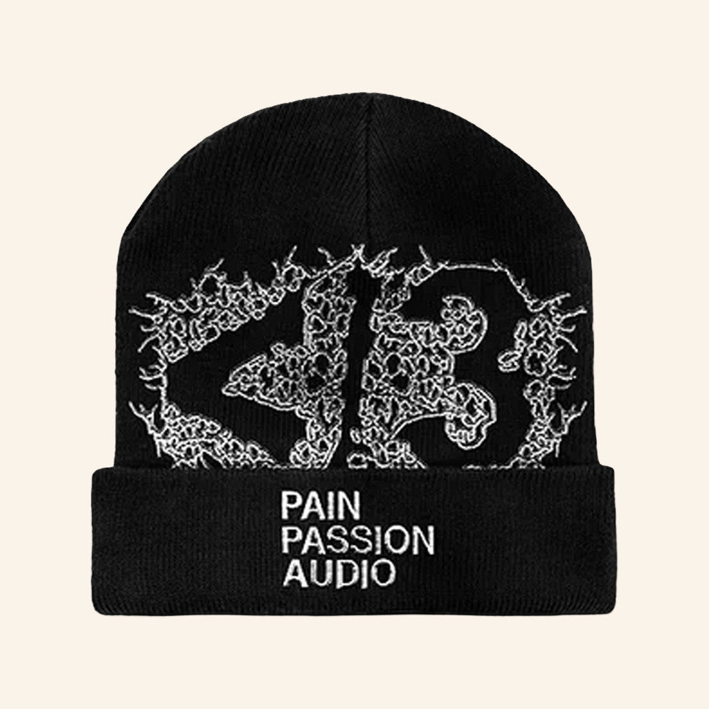 Destroy Lonely Merch Pain Passion Audio Beanie Gifts For Rap Lovers - Lilybirchmarket