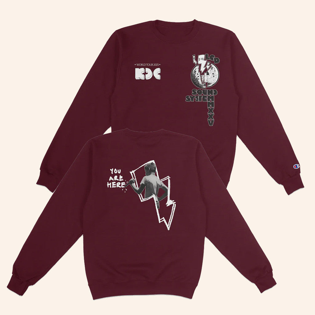 DFA Records Merch LCD Soundsystem Knockdown Center 2025 Sweatshirt Gifts For Music Fans - Lilybirchmarket