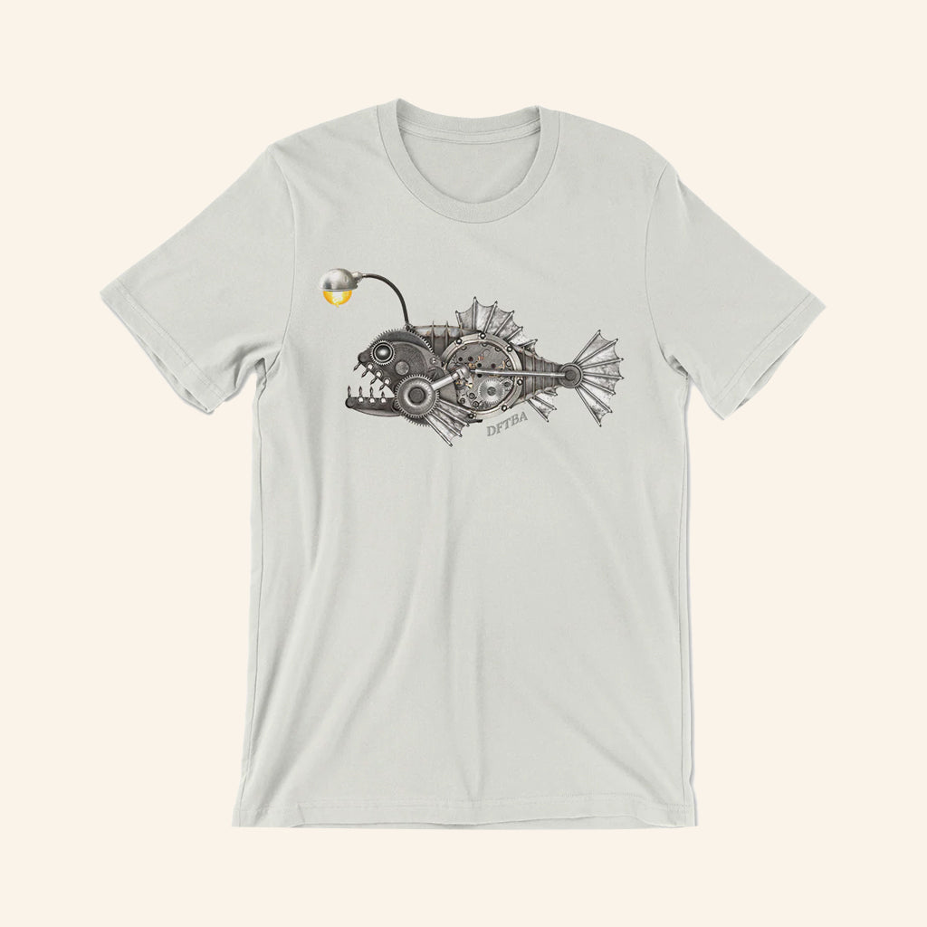 DFTBA Merch Steampunk Angler Fish T-Shirt Birthday Gifts For Him - Lily Birch Market