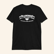 Diamonds Are A Girl's Best Friend Shirt But My Dick Is A Really Close Second T-Shirt Gag Gifts - Lily Birch Market
