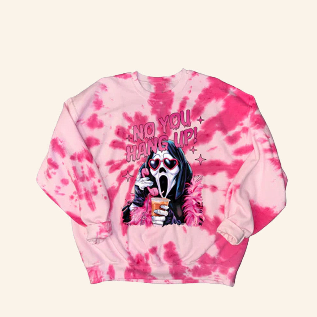 Dicey Dyes Merch No You Hang Up Crewneck Sweatshirt Gifts For Sister - Lilybirchmarket