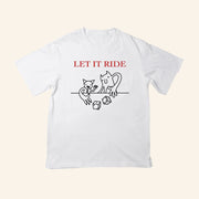 Diem Archive Merch Let It Ride White T-Shirt Funny Gifts For Friends - Lily Birch Market