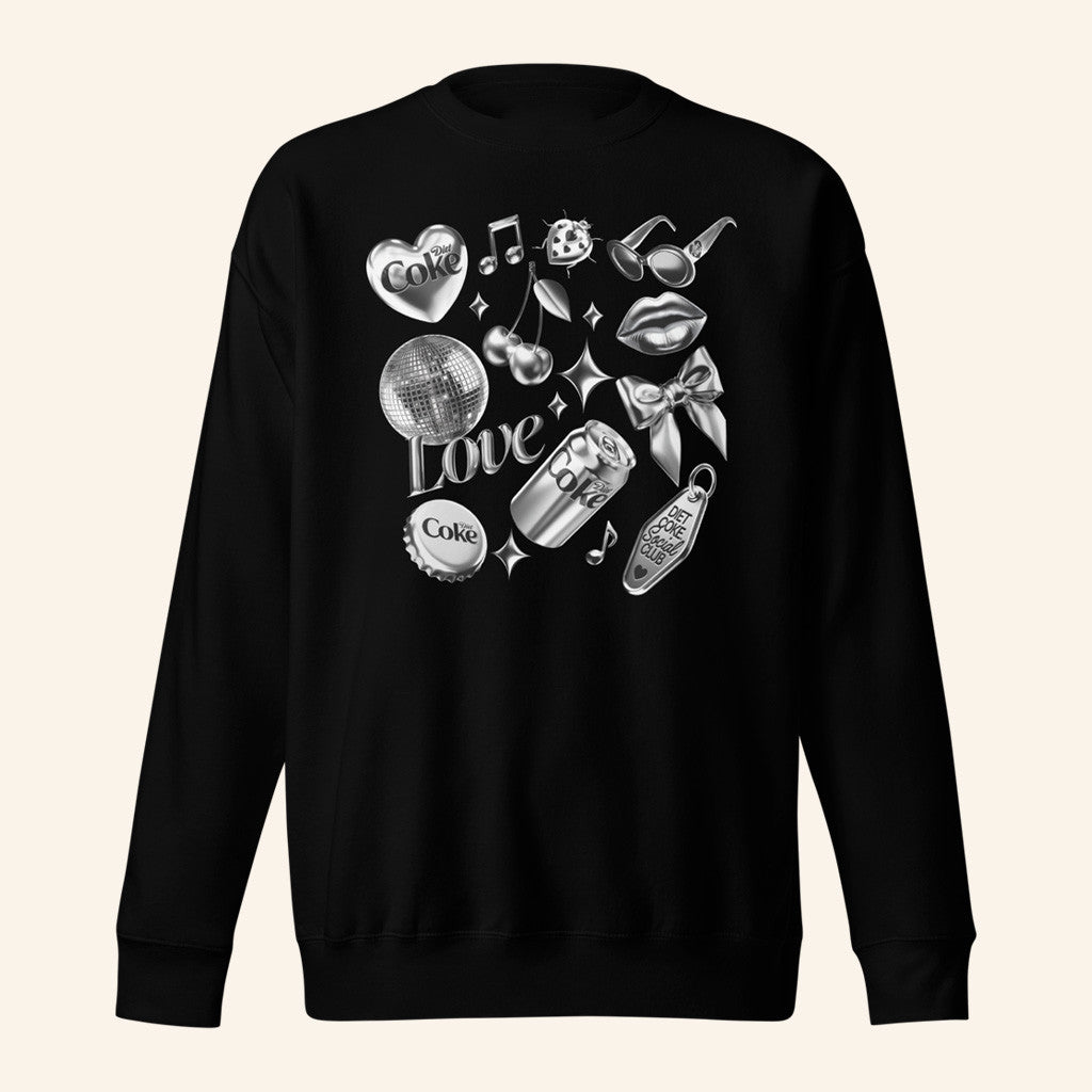Diet Coke Merch Diet Coke Chrome Sweatshirt Gifts For Best Friends - Lilybirchmarket