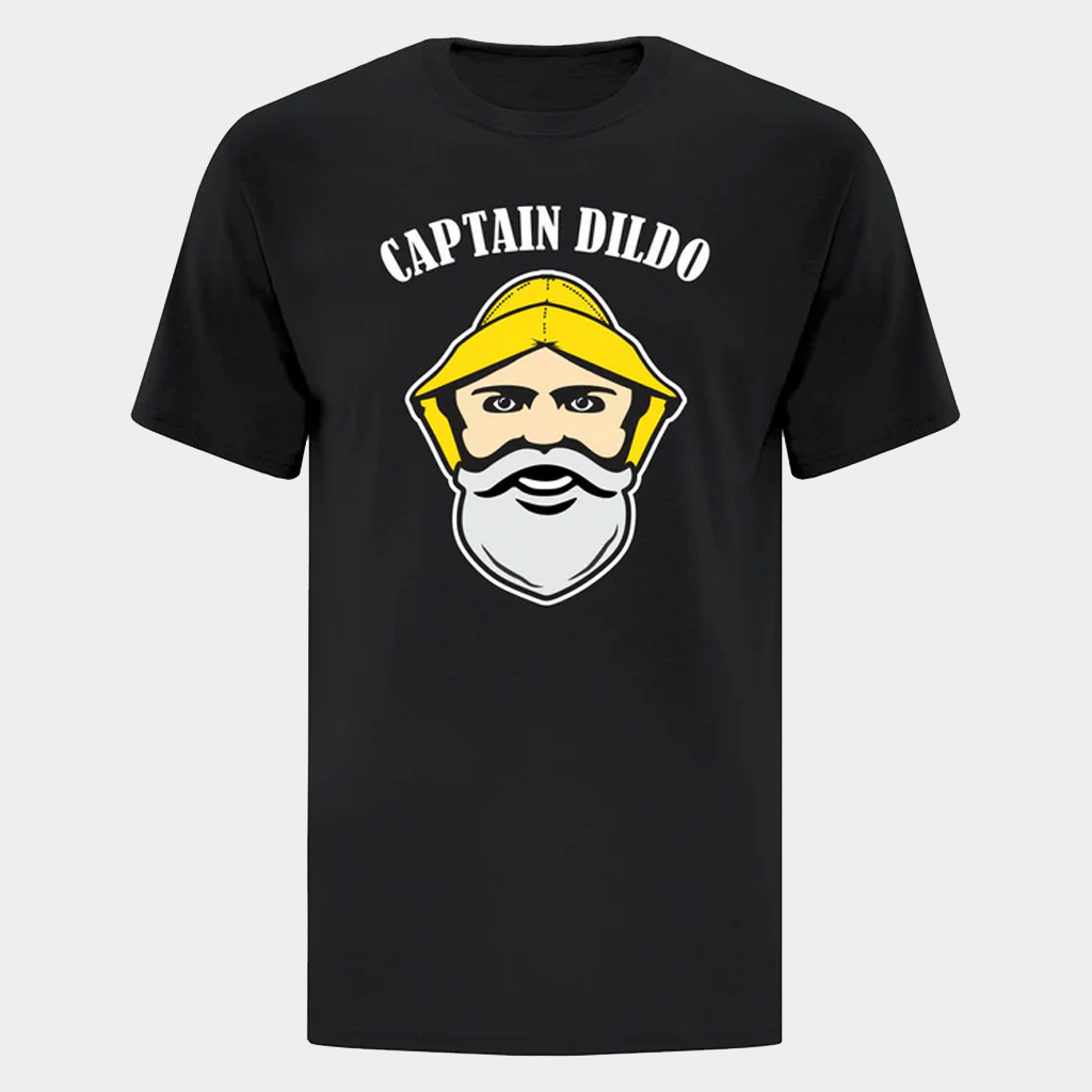Dildo Newfoundland Merch Captain Dildo T-Shirt Black Cool Gifts For Friends - Lily Birch Market