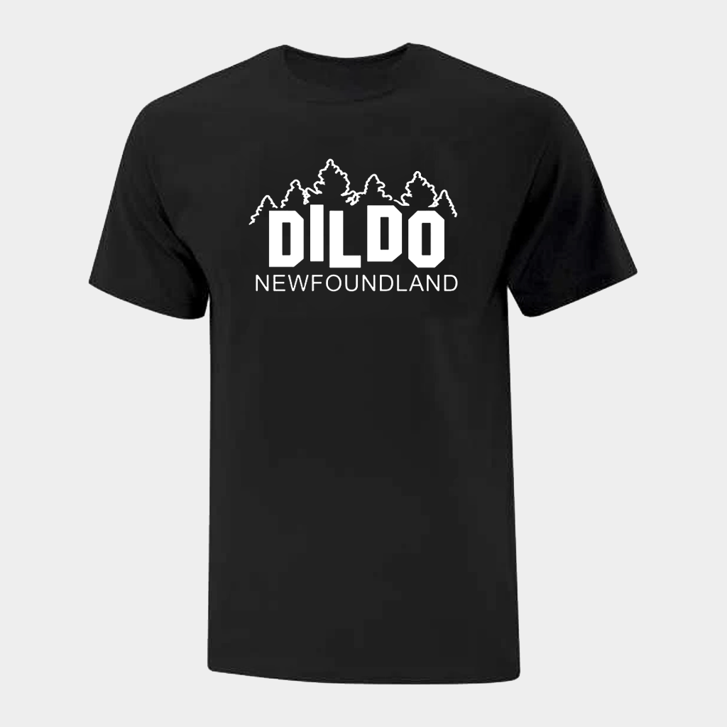 Dildo Newfoundland Merch Dildo Hill Sign T-Shirt Black Present For Friends - Lily Birch Market