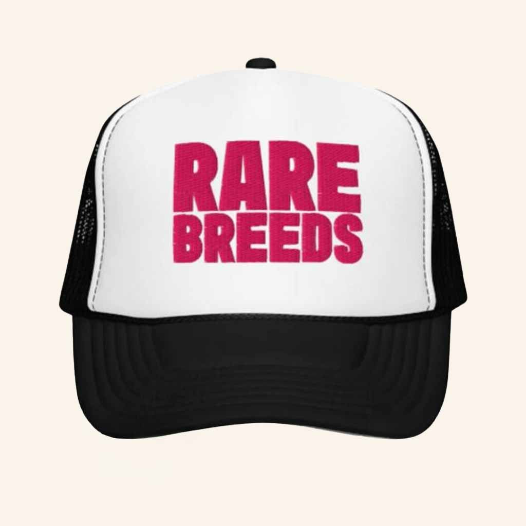 Dirty Mo Media Merch Embroidered Rare Breeds Foam Trucker Hat Best Gifts For Boyfriend - Lilybirchmarket