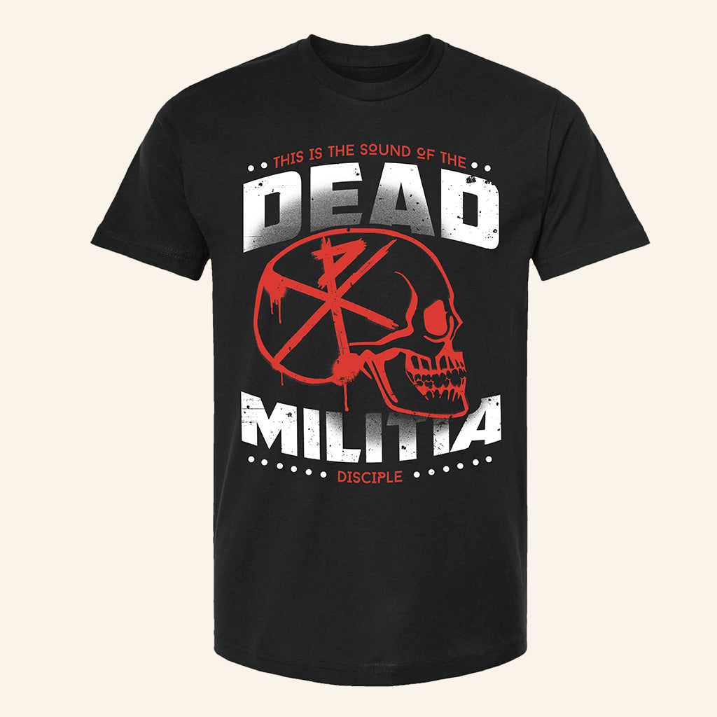 Disciple This Is The Sound Of Dead Militia Skull T-Shirt Disciple Merch Gifts For Brothers - Lily Birch Market