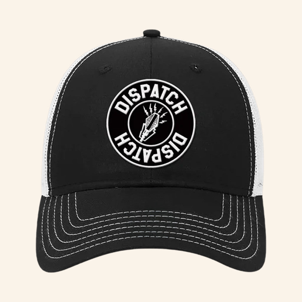 Dispatch Merch Microphone Trucker Hat Embroidered Christmas Presents For Dad - Lilybirchmarket
