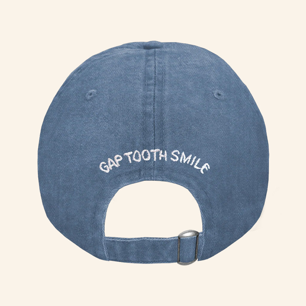 DJO Music Merch Embroidered Gap Tooth Smile Hat Christmas Gift Ideas For Him - Lilybirchmarket