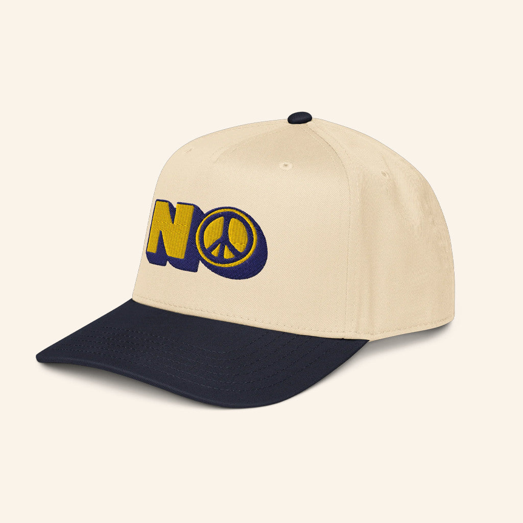 DNO Merch Embroidered No Peace 2 Tone Hat Christmas Presents For Him - Lilybirchmarket