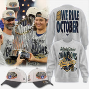 Dodgers We Rule October Shirt 2025 Los Angeles Dodgers Back To Back Champions Sweatshirt - Lilybirchmarket