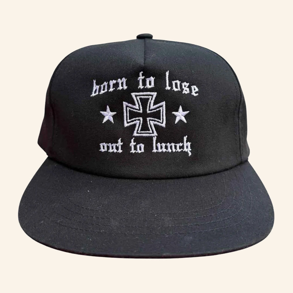 Dog London Merch Born To Love Out To Lucky Embroidered Snapback Hat Gift Ideas For Husband - Lilybirchmarket