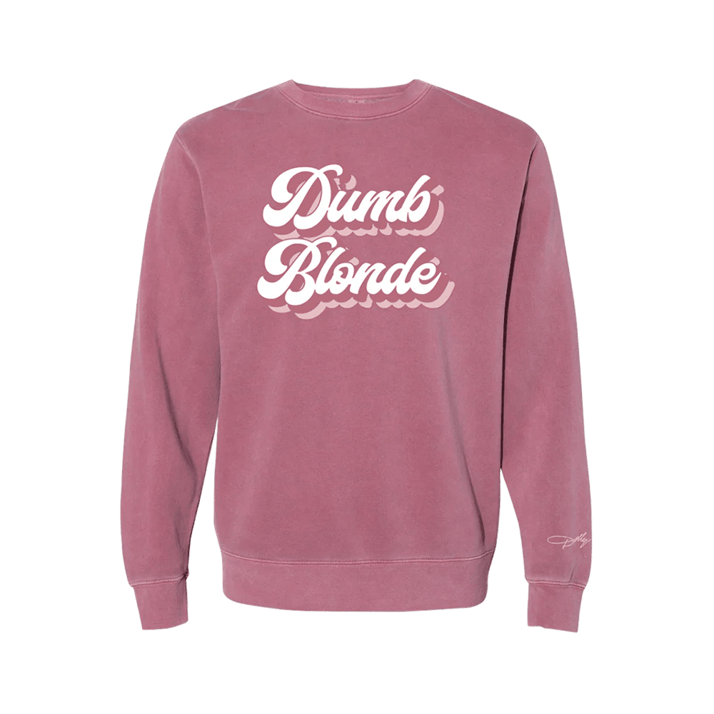 Dolly Parton Sweatshirt Dolly Parton Merch Dumb Blonde Crewneck Dad Fathers Day Gifts - Lilybirchmarket