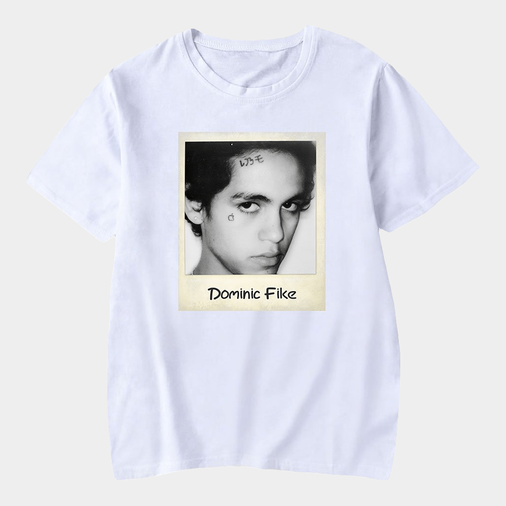 Dominic Fike Merch Dominic Fike T-Shirt White Cool Gifts For Music Lovers - Lily Birch Market