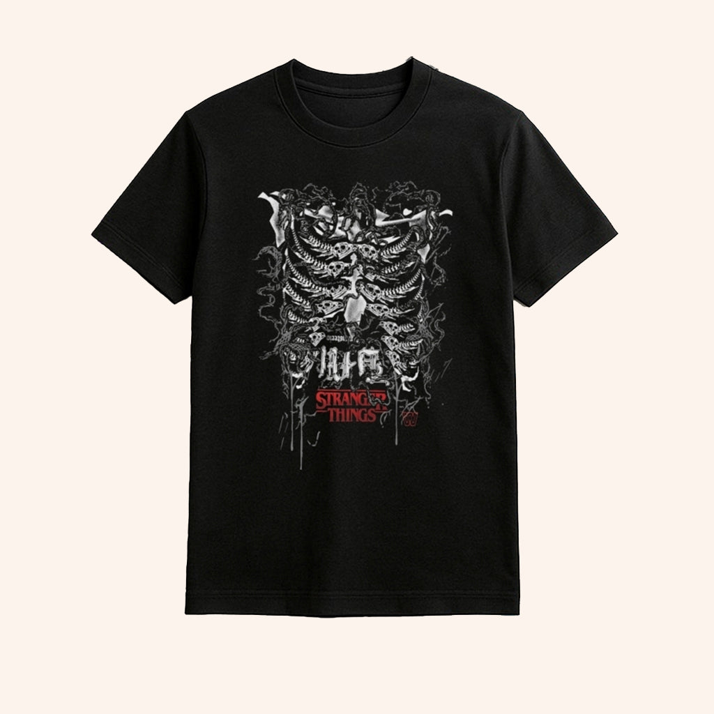 Dominik Mysterio WWE X Stranger Things Shirt Black Fan Merch Present For Husband - Lily Birch Market